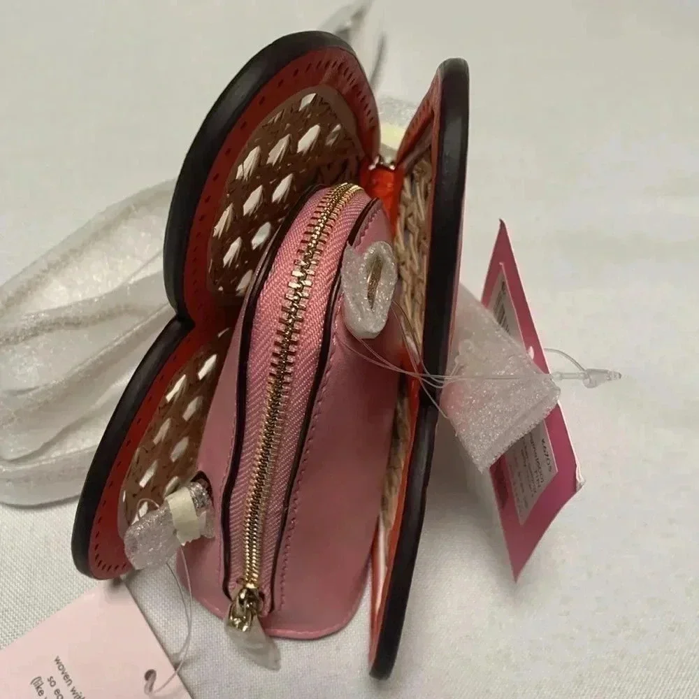 KATE SPADE ♠️ Wicker Butterfly 🦋 Coin Purse. Still wrapped,NWT.